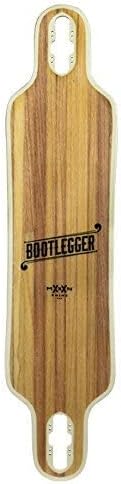 Longboard Skateboard, Freestyle Cruiser, Waterproof and Wood Construction, Cruise Skateboard and Longboard Decks, Lightweight Build (Bootlegger Complete Deck + Wheels)