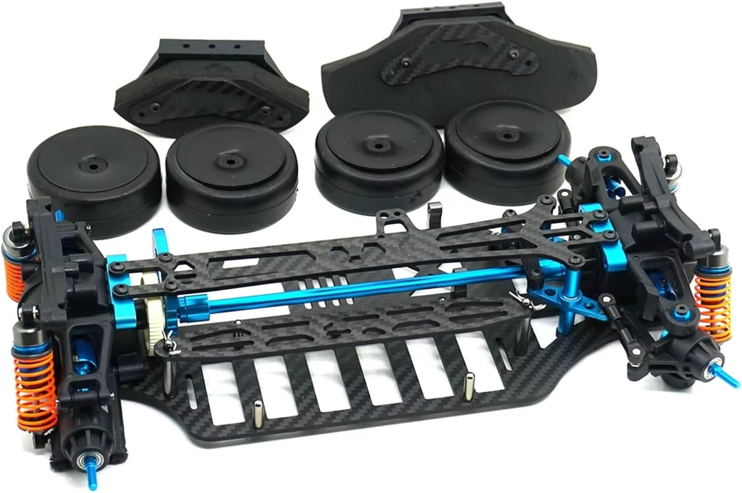 RC Car Parts Compatible with Tamiya for TT-01 / TT-01E 1/10 4WD RC Car Upgrade Parts – Aluminum Allo Drive Shaft for Chassis Body Kit