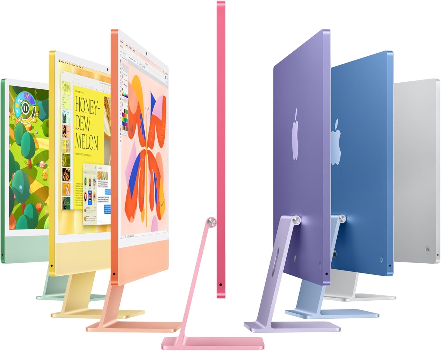 Apple 2024 iMac All-in-One Desktop Computer with M4 chip, 10-core CPU and GPU: Built for Apple Intelligence, 24-inch Display, Nano-Texture Glass, 16GB Unified Memory, 256GB SSD Storage, Silver