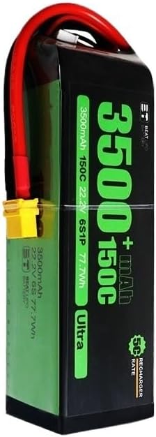 for XT60 3500mAh 6S 22.2V 150C for LIPO Battery for RC Helicopter Quadcopter FPV Racing Drone