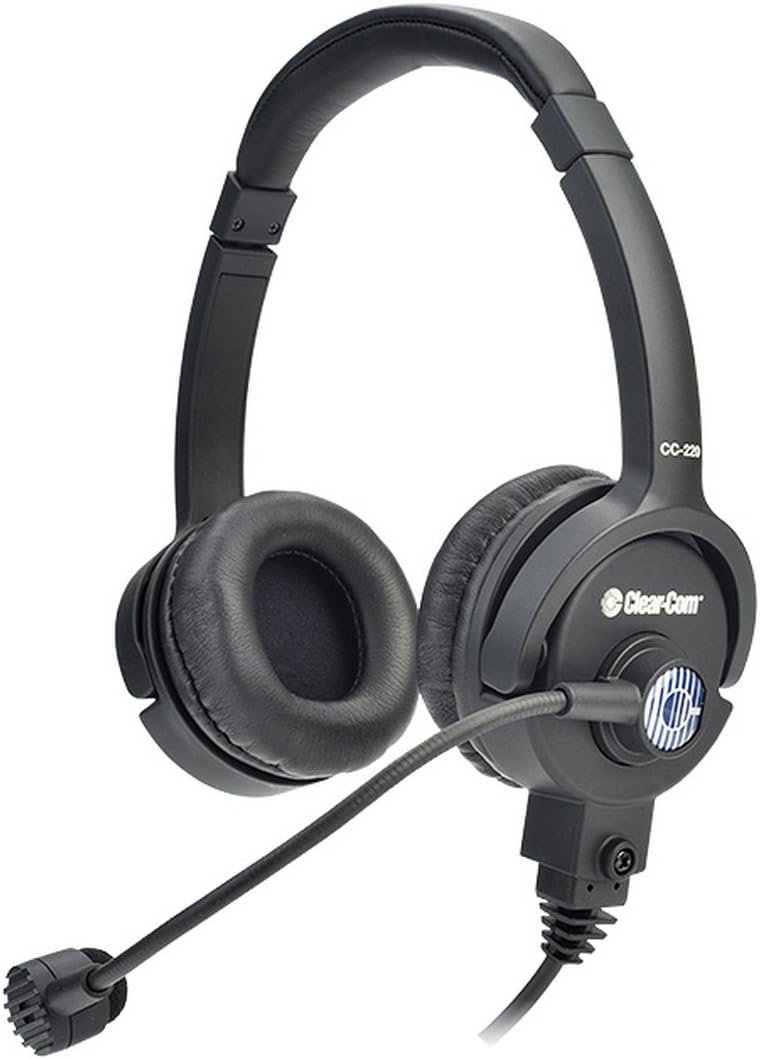 Clear-Com CC-220-X5 | Double On Ear 5 Pin Male XLR Cardioid Headset