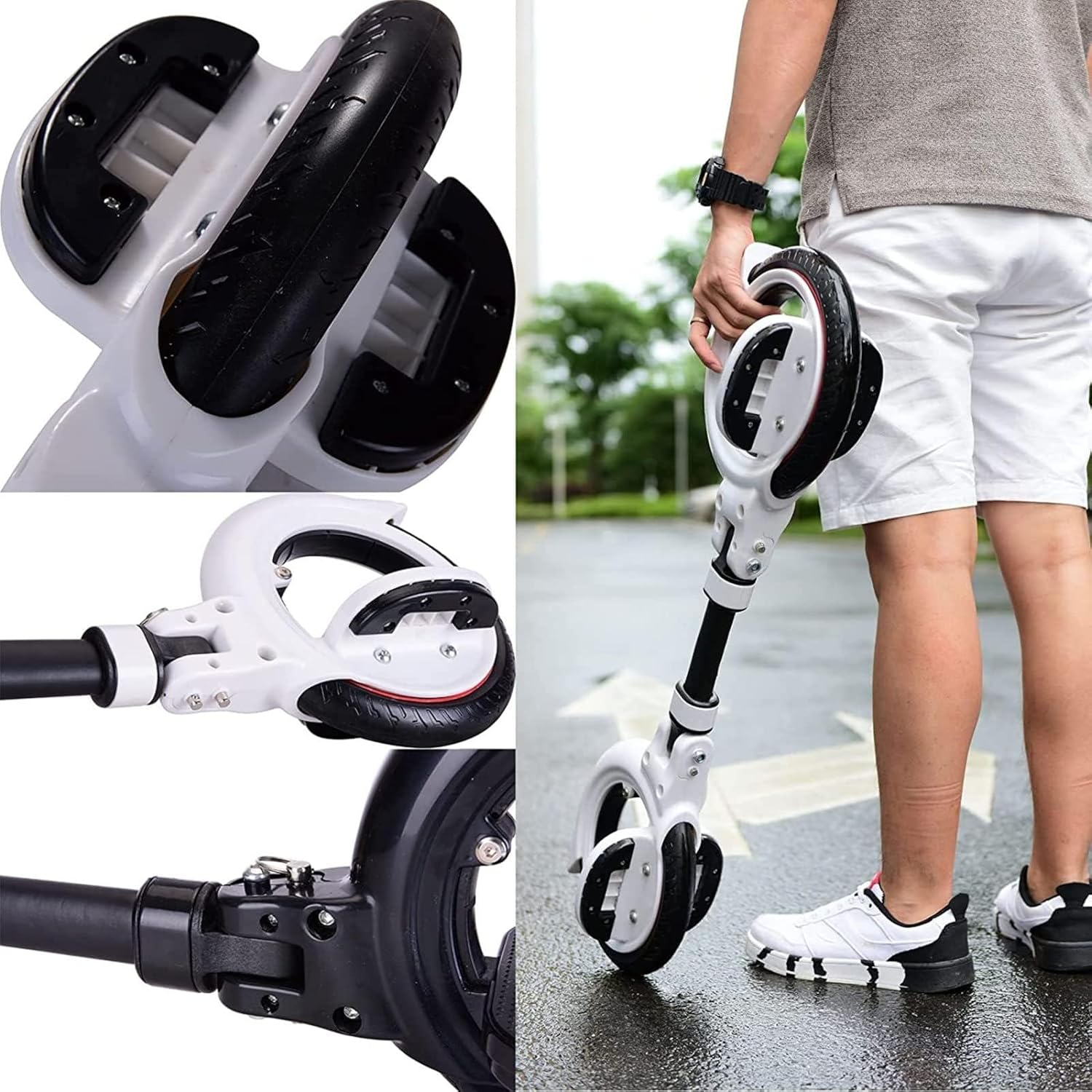 Balance Skateboard with Double PU Wheels – Stable and Easy to Ride for Beginners, Perfect for Kids and Adults