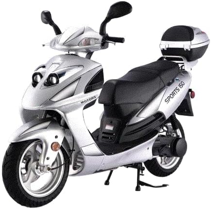 HHH 150cc Scooter Vienna 150 Fully Automatic CVT Gas Powered 150cc Moped LANCER150 Eagle with GY6 Engine (Black)