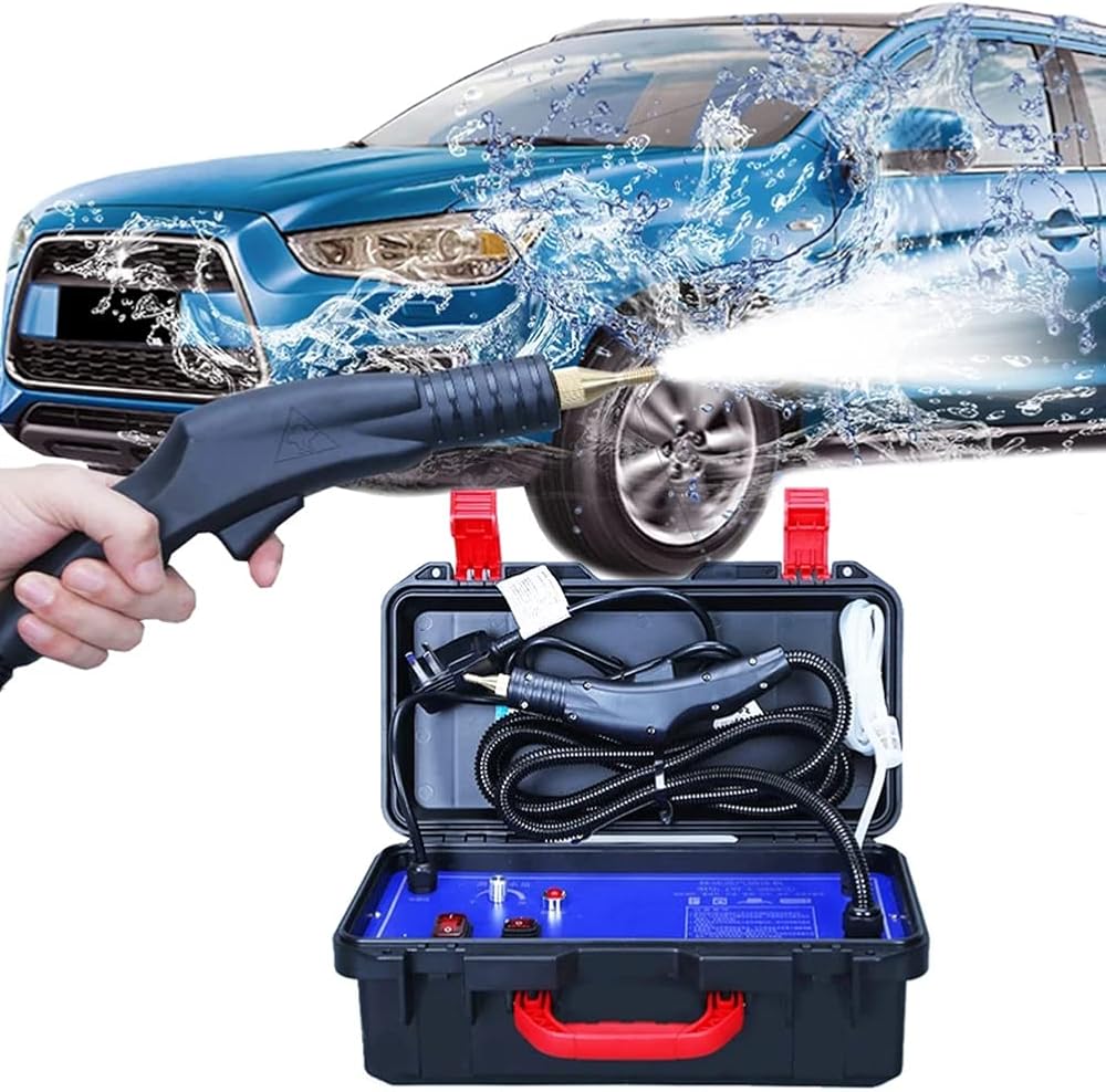 DQSPDBD 3200W Commercial High Pressure Steam Cleaner Handheld Steam Cleaning Machine for Air Conditioner Range Hood Car