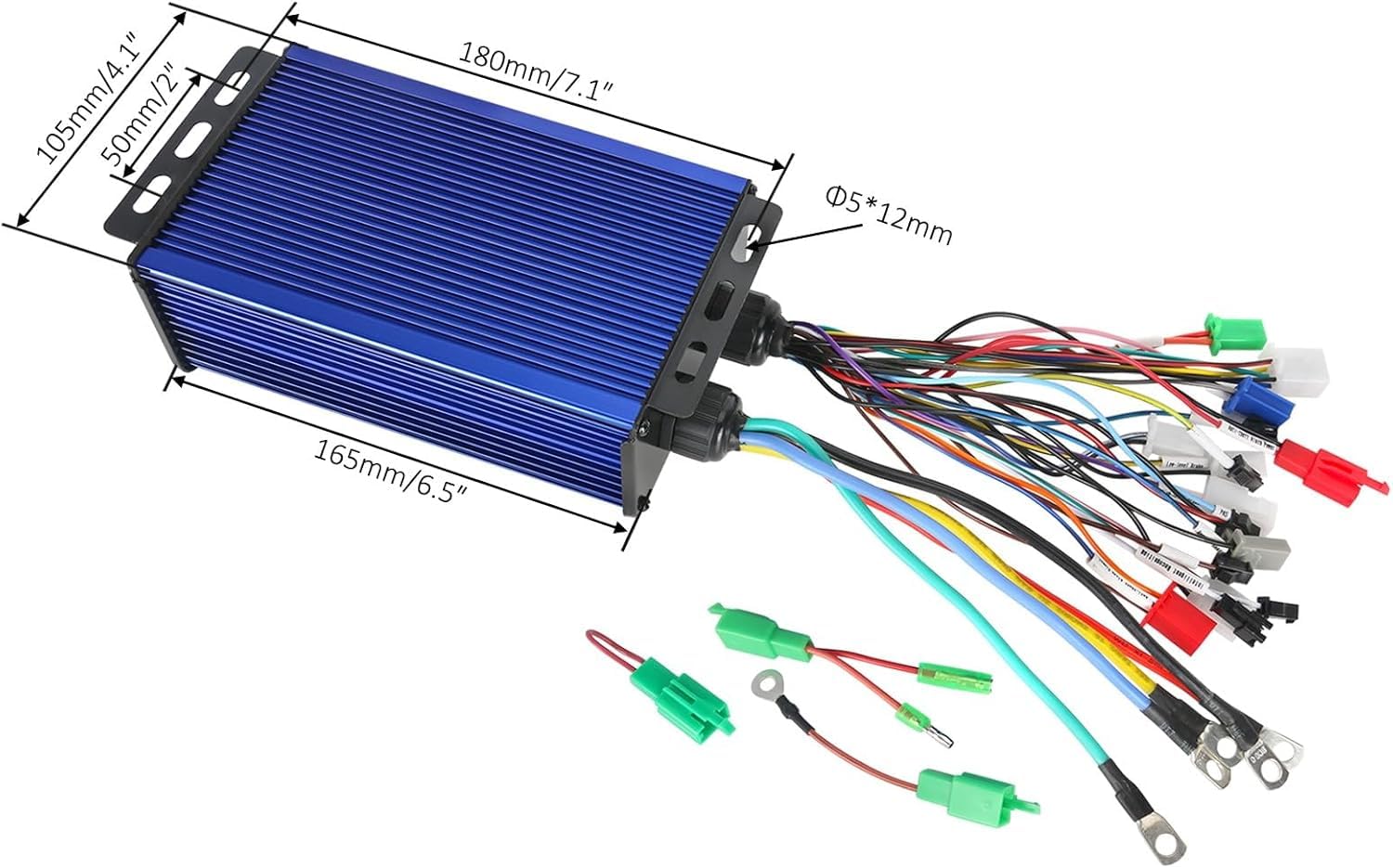 72V 1500W Brushless Differential Motor with Gearbox Transmission and Speed Controller 4900RPM DC Electric Motor Kit for Axle Go Kart ATV Golf Cart Buggy Quad Trike Electric Vehicle Conversion