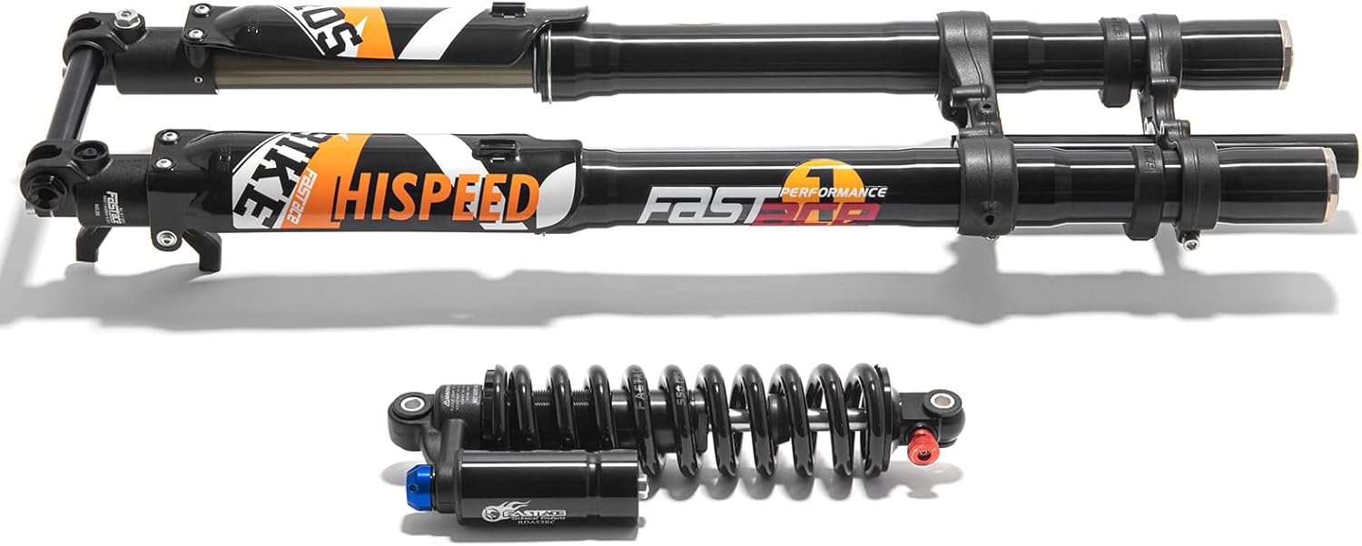 TOFR Front Fork Suspension with Rear Shock Absorber Suspension for Surron Light Bee LB, Segway X160 X260, Talaria Sting MX3 / R MX4 / Talaria XXX