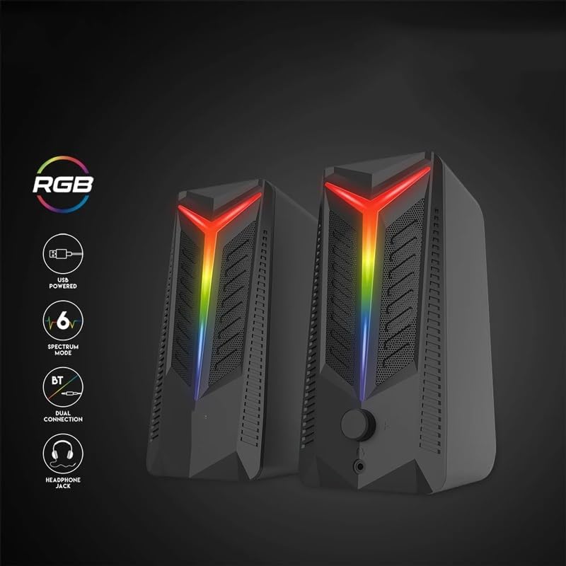 3.5mm Wired Mode Speakers Stereo Surround for Music Game Loudspeakers PC Laptop Phone TV