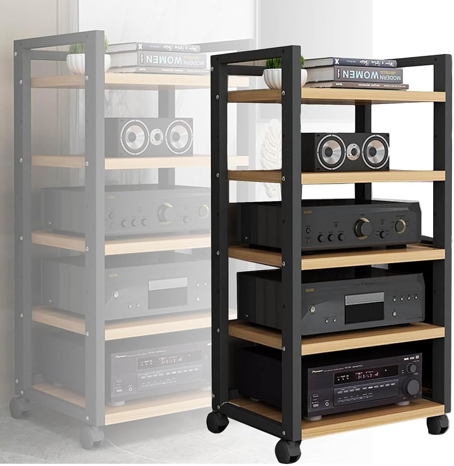 Open Media Stand for CD Rack Networking