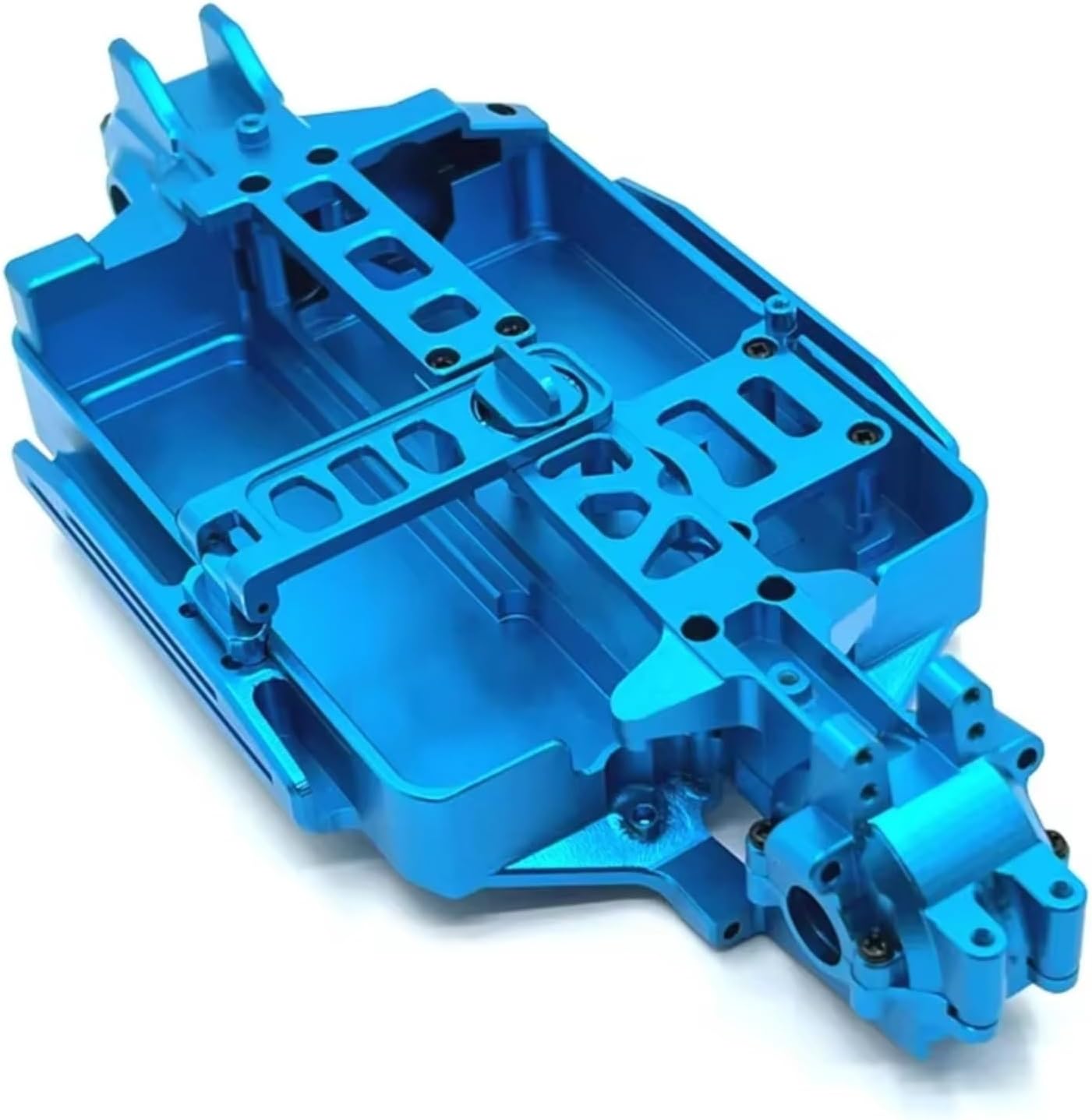 Models Upgrades Parts For MJX For Hyper Go 16207 16208 16209 16210 H16 M162 1/16 Metal Body Chassis RC Car Upgrade Parts Accessories(Blue)
