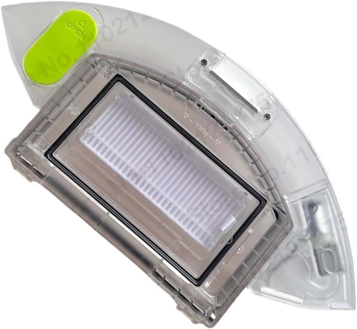 KQWKFAJH Vacuum Cleaner Accessories, Compatible for 360 S8, Water Tank Dust Bin Parts for Robot Vacuum Cleaners, Dust Bin with Filter Replacement Accessories(Suit 3PCS)