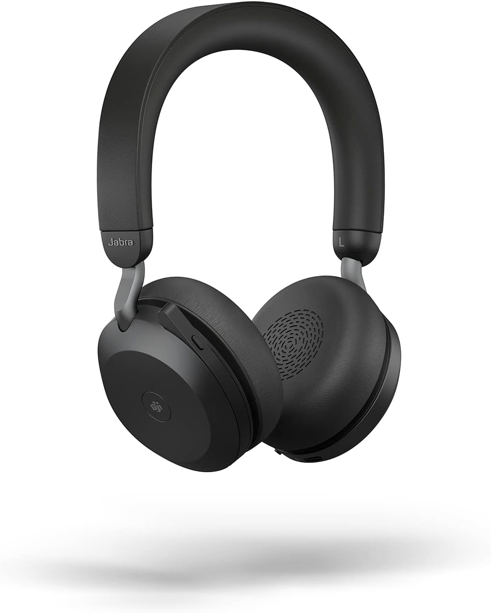 Jabra Evolve2 75 PC Wireless Headset with 8-Microphone Technology - Dual Foam Stereo Headphones with Adjustable Advanced Active Noise Cancelling, USB-A Bluetooth Adapter and UC Compatibility - Black