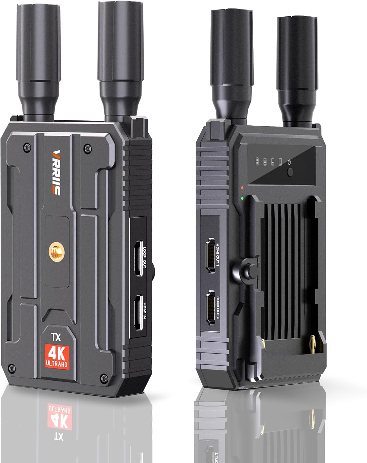 Wireless HDMI Transmitter and Receiver,Plug&Play 1300FT Los Range 4K Wireless HDMI Extender with 0.1S Latency,5G Wireless Video Transmission System for Streaming from DSLR/PC/Laptop to TV/Monitor