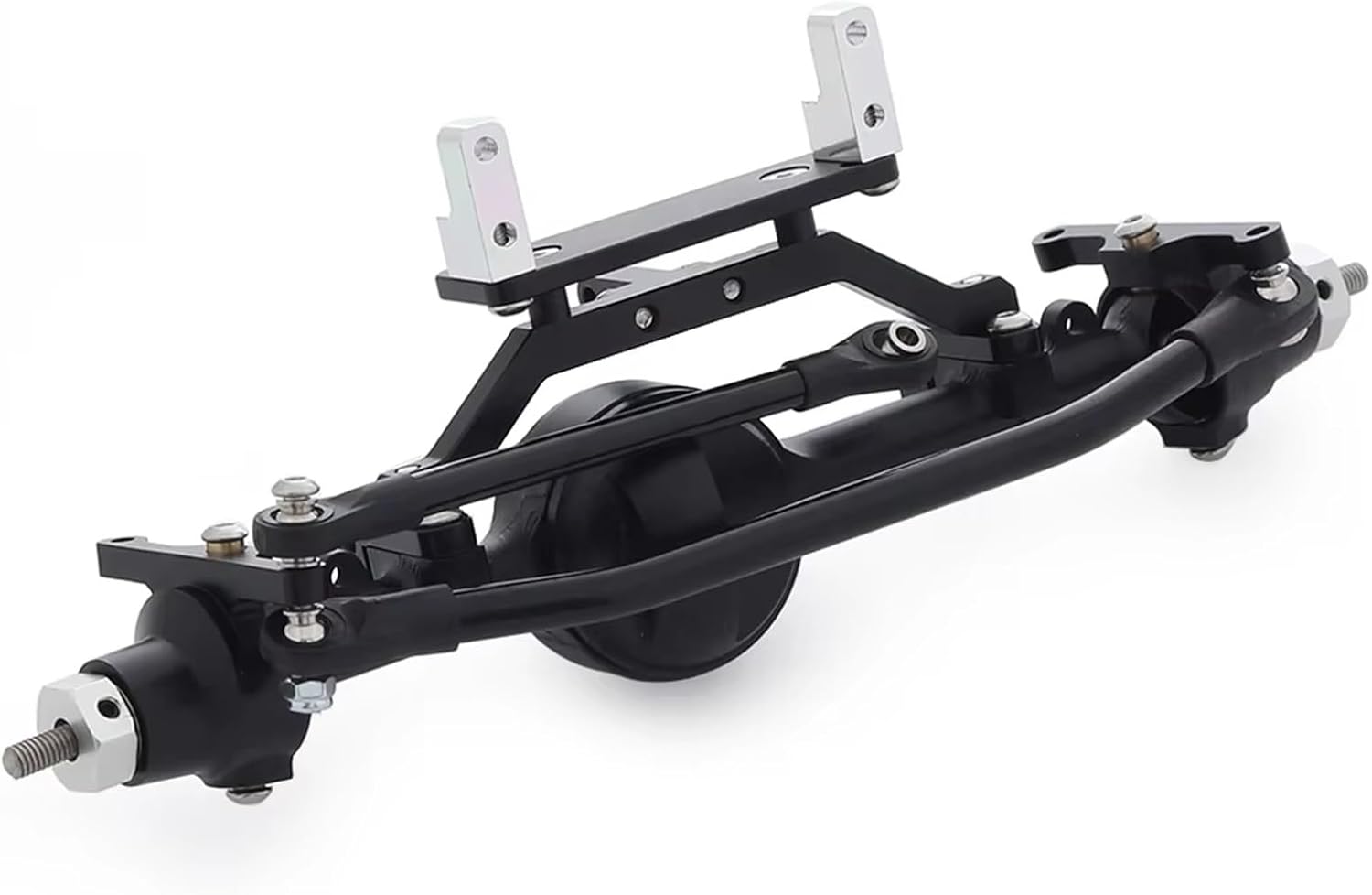 RC Car Parts Compatible with Gelande II TF2 D90 D110 for Yota II 1/10 RC Crawler Car CNC Aluminum Alloy Axle Front and Rear Upgrade Parts(Rear and Front)