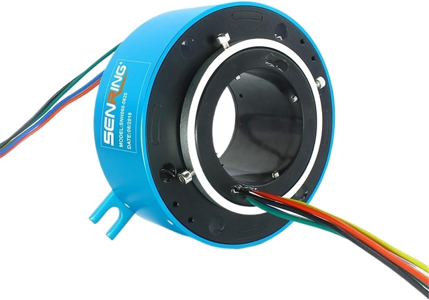 Conductive Slip Ring Centre Hole 25.4~60mm, OD 56~130mm, 6 Wires Each 20A(ID 25.4mm 6CH 20A)