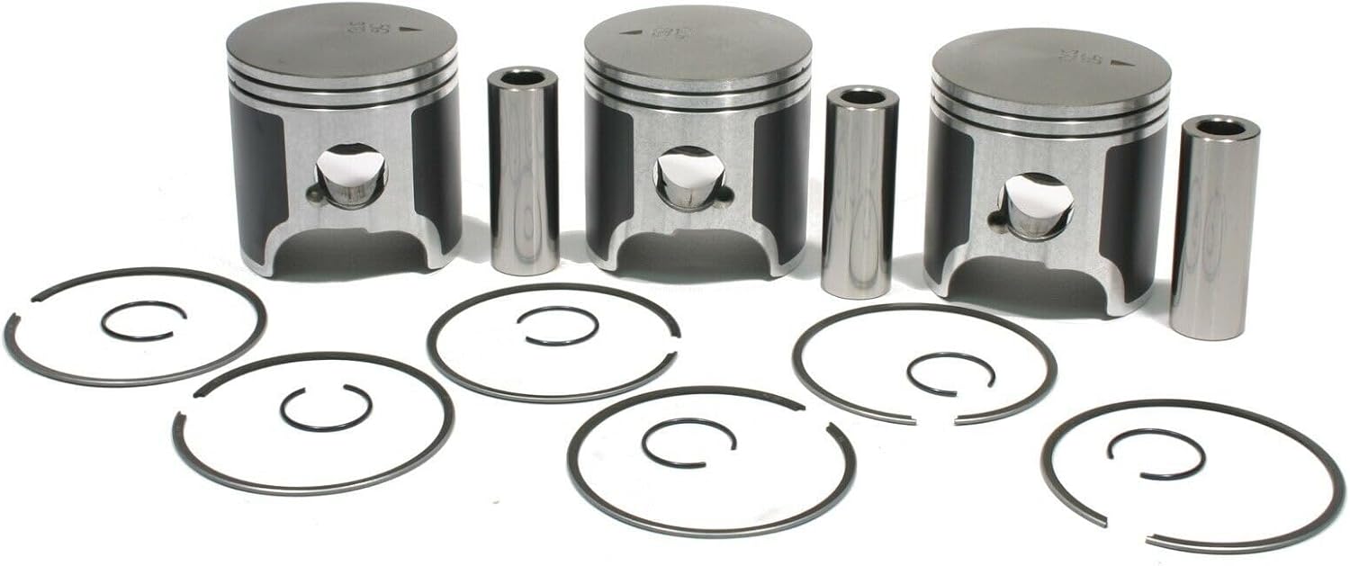 Generic Motorcycle & Scooter Replacement Parts & Accessories For Yamaha V-Max 600 SX, 1999, Std Piston Kit Index-TRF965-3325, black