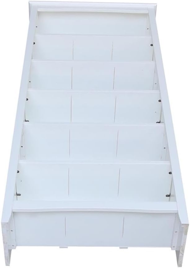 BOWERY HILL Shaker Solid Parawood Bookcase - 72