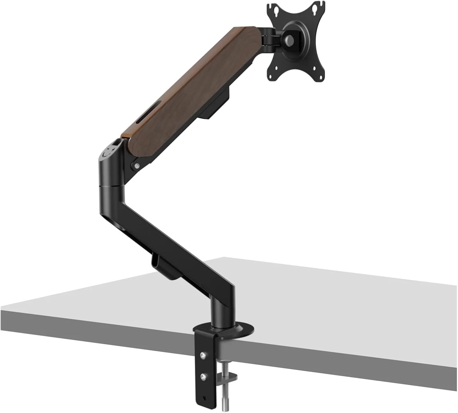 Desktop Monitor Stand 17-34 Inch Gas Spring Full Motion Stand Support LCD LED TV Stand PC Stand M5-M(M5W-M White)