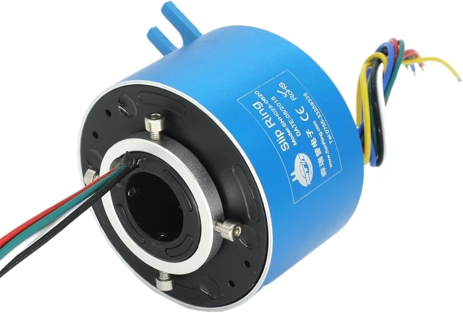 Electroica Rotate 6 Circuits 20A Conductive Slip Ring 25.4mm bore Size for Through Hole Slip Ring