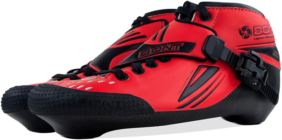 Bont Jet Inline Speed Skates - Vegan, Heat Moldable Racing Package with Carbon Fiber Boot, Elemental Wheels, and ABEC7 Bearings