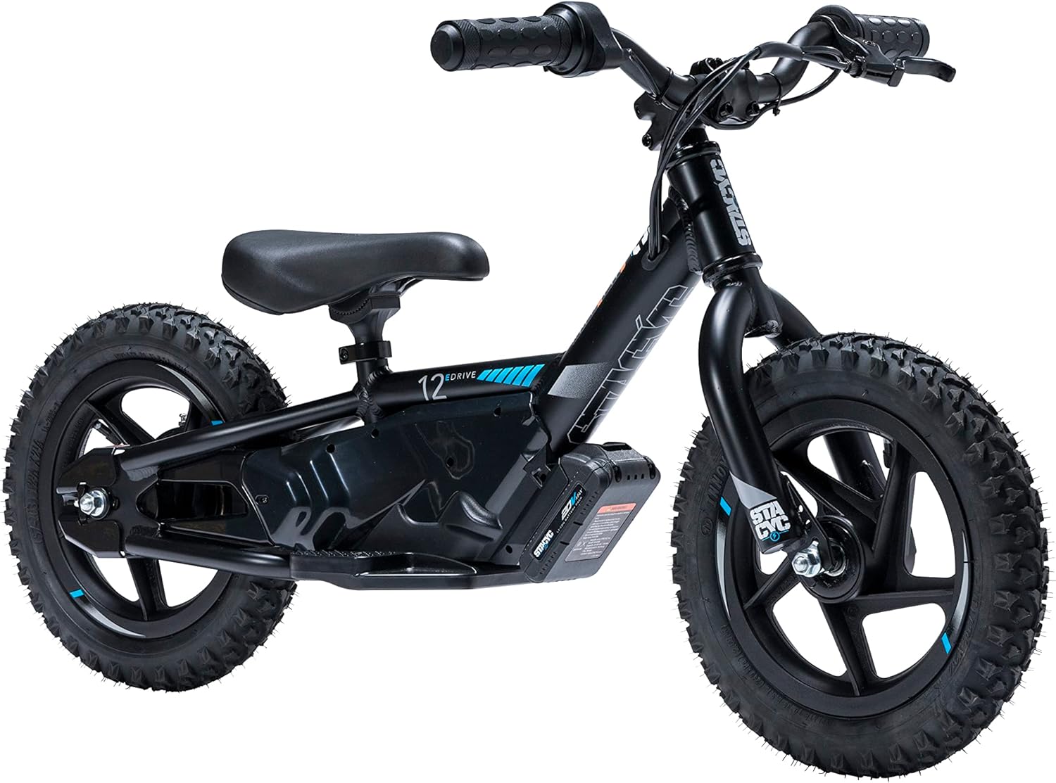 STACYC 12eDRIVE Electric Balance Bike for Kids Ages 3-5 Years Old