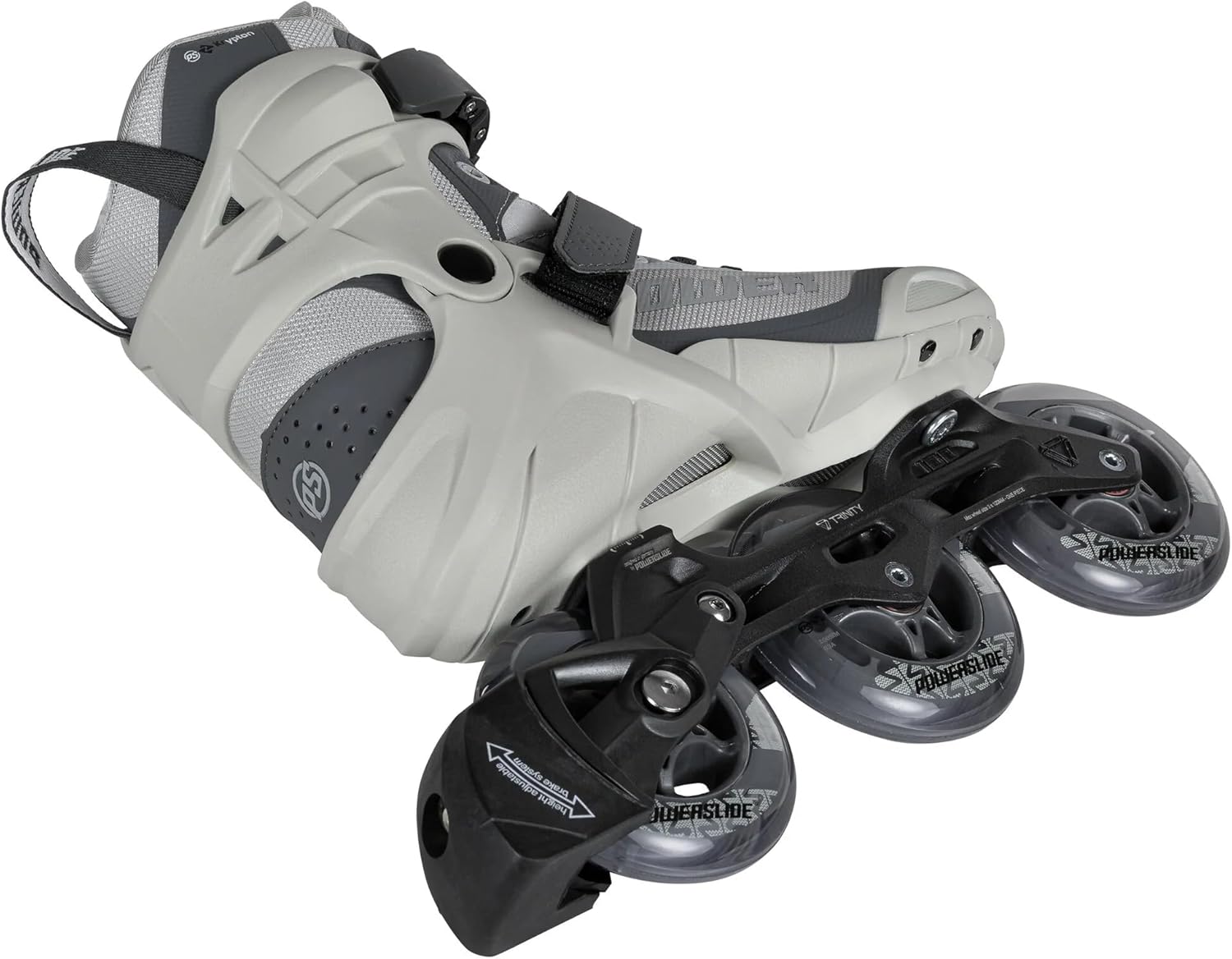 Powerslide Phuzion Krypton Grey 100 Inline Skates Unisex for Men and Women in Grey, 100 mm/83A Wheels, ABEC 7 Pro Bearings, Item No.: 901984 37