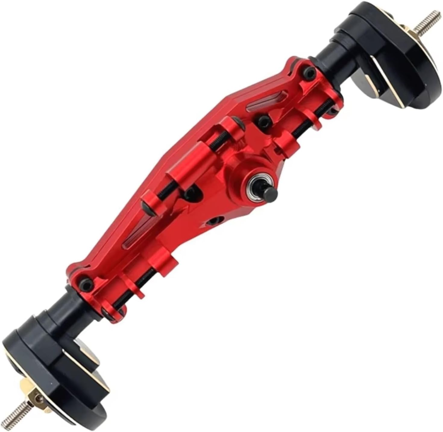 RC Spare Part Compatible with MJX for Hyper Go H12Y RC Car Upgrade Modification Replacement Parts OP Accessories Housing Portal Axle Complete(Red)
