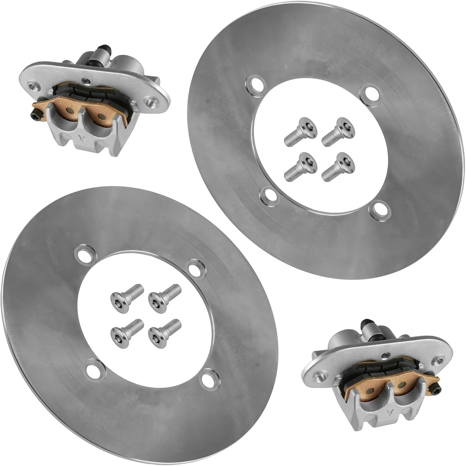 Replacement Powersports Parts for Rear L/R Disc Caliper & Bolts for Yamaha 1XD-F582T-00-00 1XD-2580V-01-00 NEW Mod-C8RC-77984
