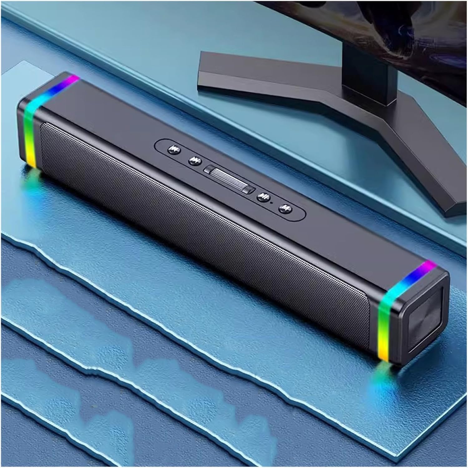 Computer Audio Desktop, Home, Small Speaker, Laptop, Wired Strip Type