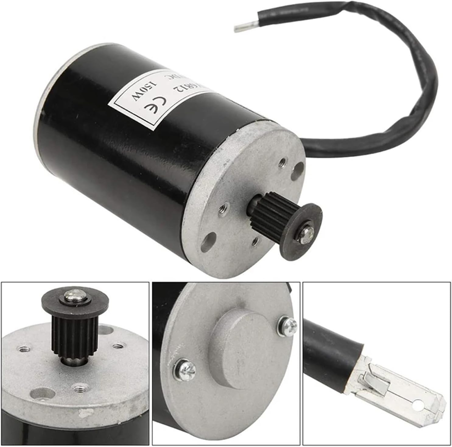 DC Brushed Motor, MY6812 12V/24V 100W 120W 150W DC Brush High Speed Motor for Electric dc motor(150W_1)