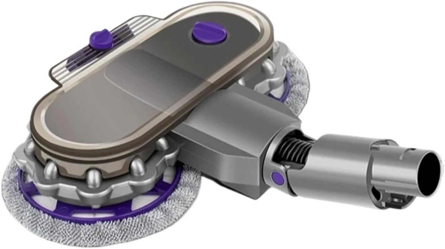 2-in-1 Electric Mop Attachment,Compatible For Dyson V6/DC58/DC59/DC62，Motorized Wet/Dry Vacuum Mop Head With Self-Cleaning Brush