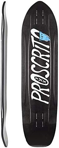 Longboard Skateboard, Freestyle Cruiser, Waterproof and Wood Construction, Cruise Skateboard and Longboard Decks, Lightweight Build (Proscrito Deck Only)