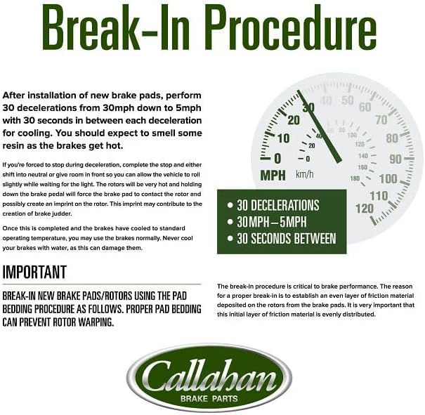 Callahan Brake Parts Front and Rear Brake Kit For Chevrolet Corvette 1963-82 - Drilled & Slotted Disc Rotors with Ceramic Brake Pads + Hardware, EBYK015075
