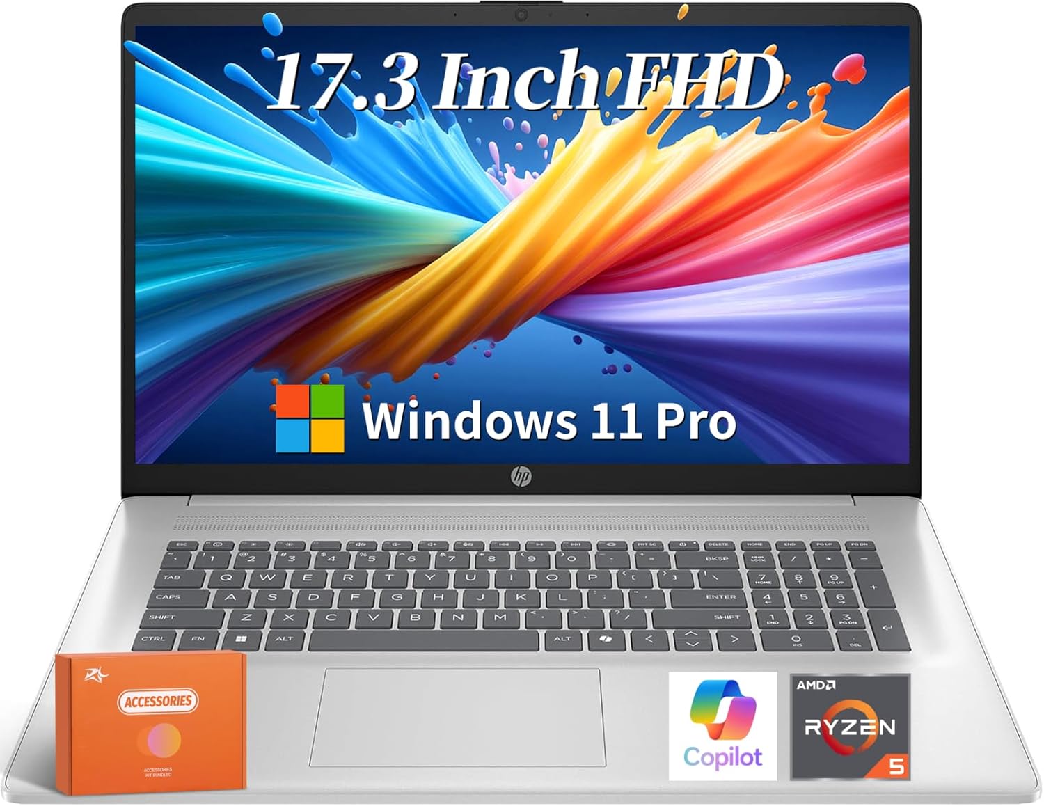 HP 17 Inch Laptop 2025, 17.3