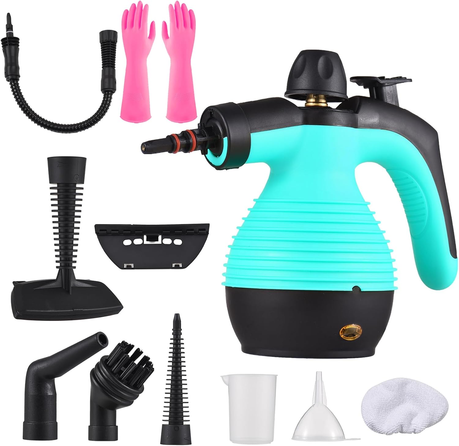 TREEYX Handheld Steam Cleaner, Portable High Pressurized Steam Cleaning Machine with 10PCS Accessory, Multi-Purpose Steamer for Upholstery