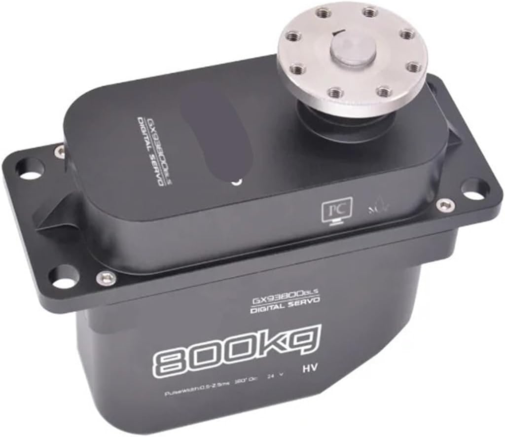 800KG High Pressure CNC Aluminum Shell Metal Gear Brushless Waterproof 1/5 Scale Giant Servo for Large Models