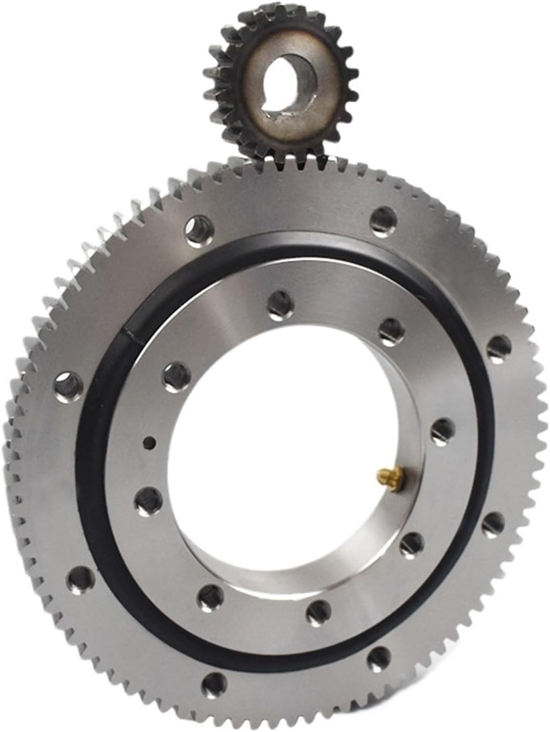 1PCS 011.10.100 65 * 144 * 22MM External Gear Type Rotary Support Turntable Bearing Bearing Modulus 2M Number of Gears 70