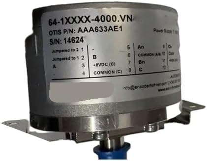 1 Pcs Elevator Rotary Encoder, Lift Spare Part AAA633AE1, Electronic Component Sealed in Box with Warranty