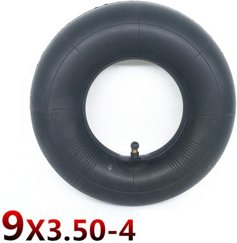 9 Inch 9x3.50-4 Anti-Skid Wear-Resistant Elderly Three-Wheeled Scooter Inflatable Tire Explosion-Proof Solid Tire Optional (B)