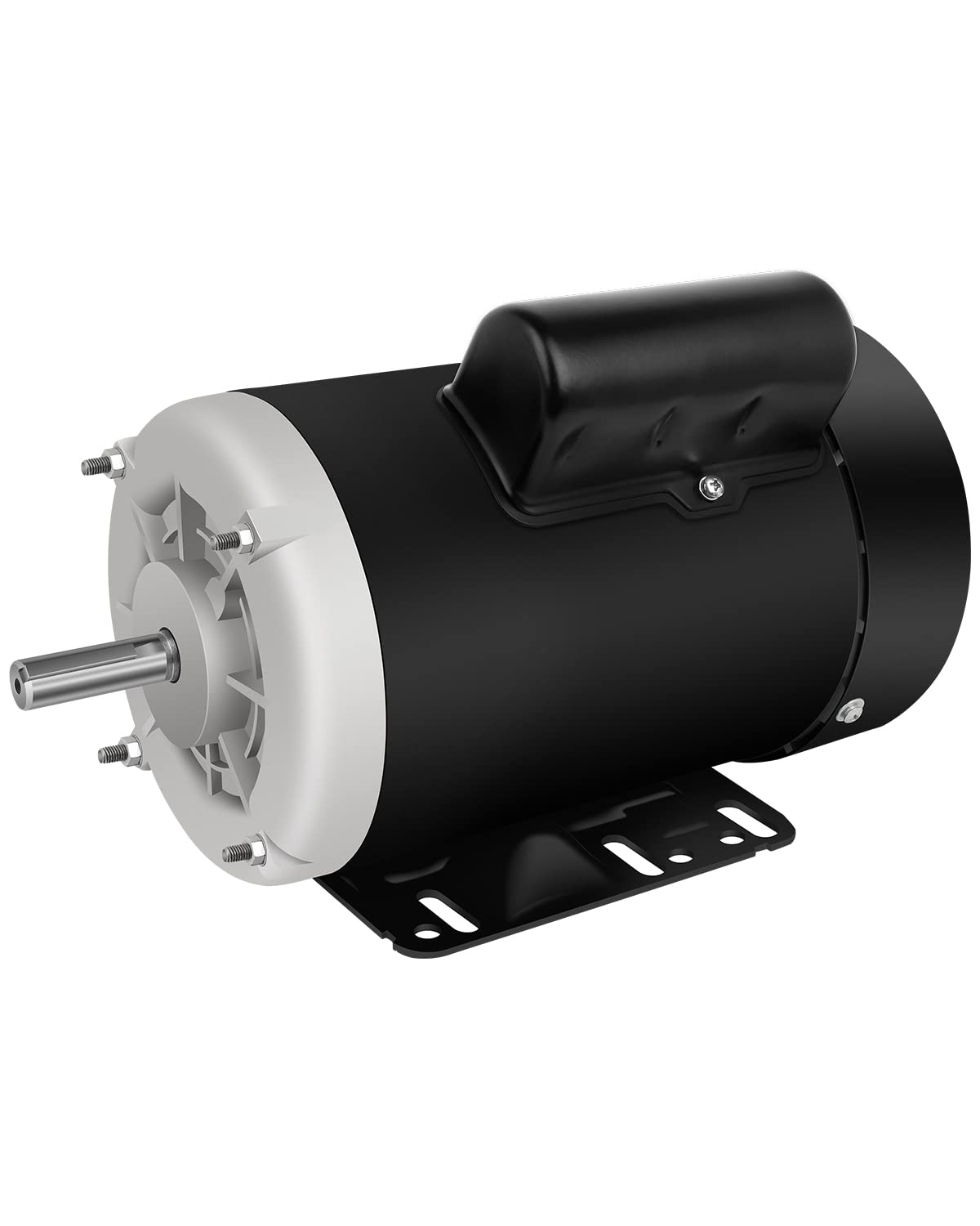 Electric Motor 1 HP Farm Duty Motor, Single Phase Motor 1750RPM 115V/230V 13.6/6.8A CW/CCW TEFC