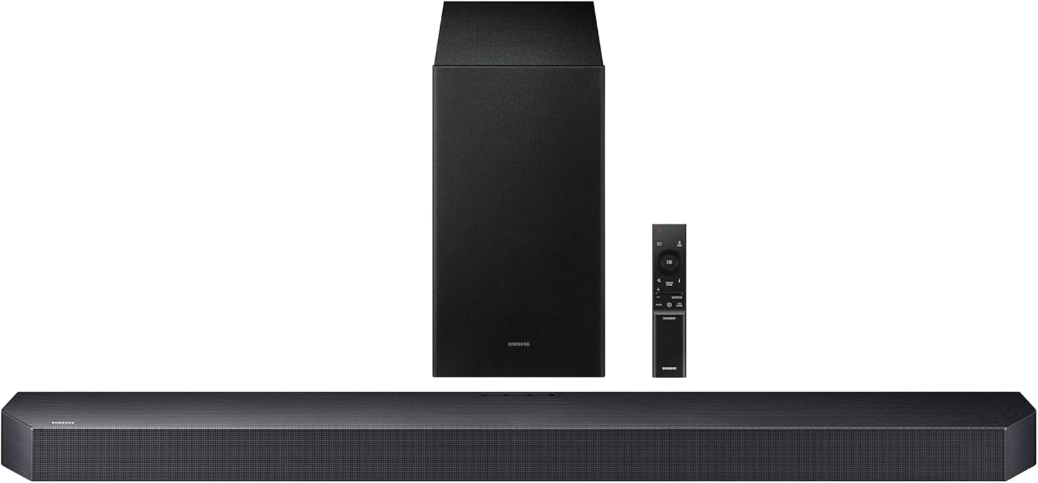 Samsung Q-Series Soundbar HW Q600F 3.1.2 ch Subwoofer (2025 Model) SpaceFit Sound Pro