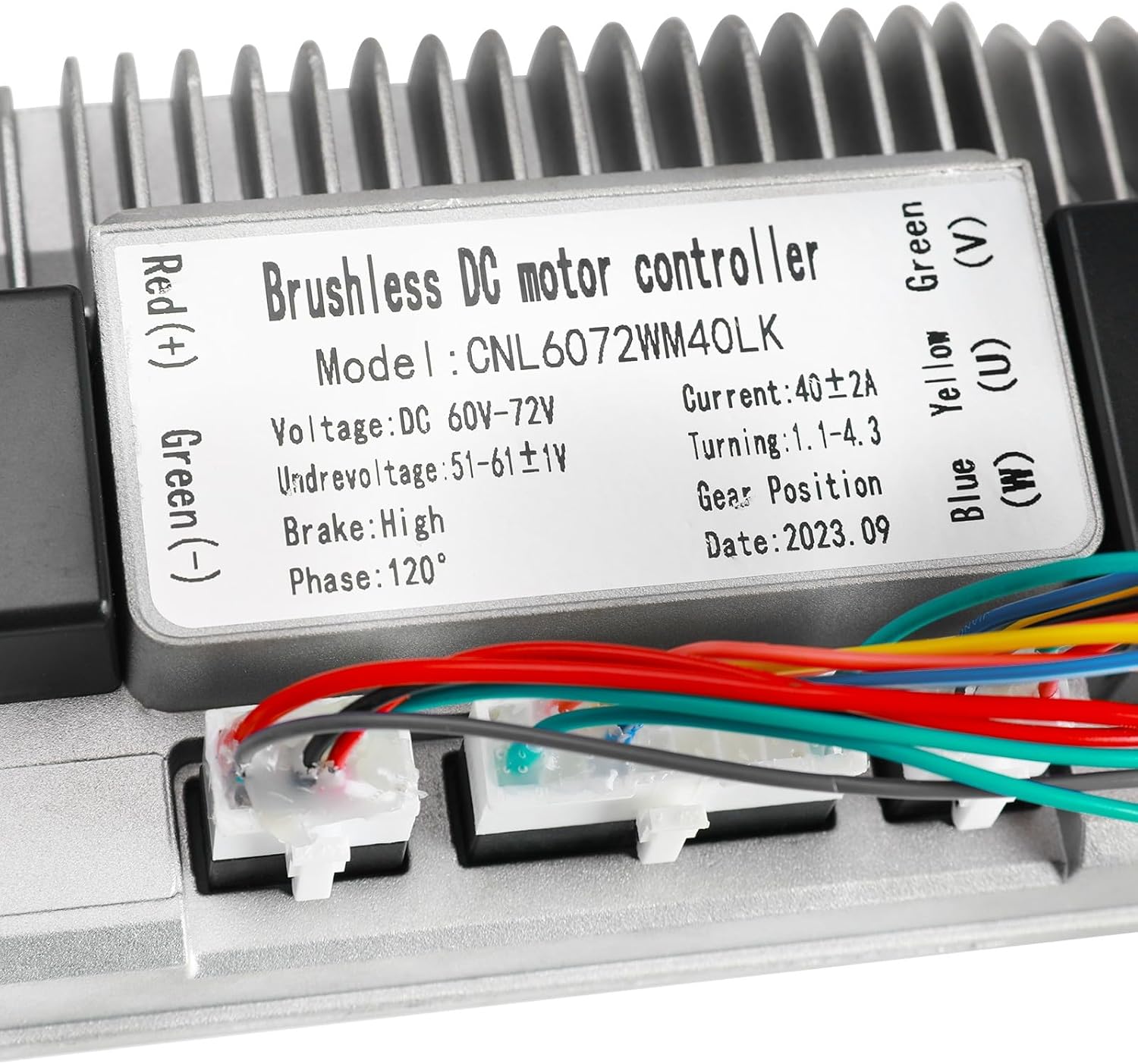 72V 1000W Complete Brushless Reduction Motor Kit 65N.M Controller, Throttle, Battery, Switch, Light, Sprocket for Upgrade Electric Vehicles Scooter, E Bike, Motorcycle,ATV, Bicycle, Tricycle