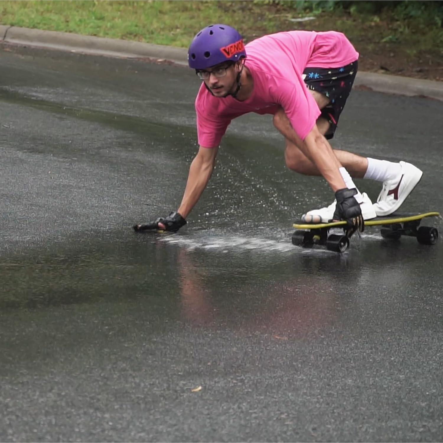 Longboard Skateboard, Freestyle Cruiser, Waterproof and Wood Construction, Cruise Skateboard and Longboard Decks, Lightweight Build (Outlaw Deck Only)