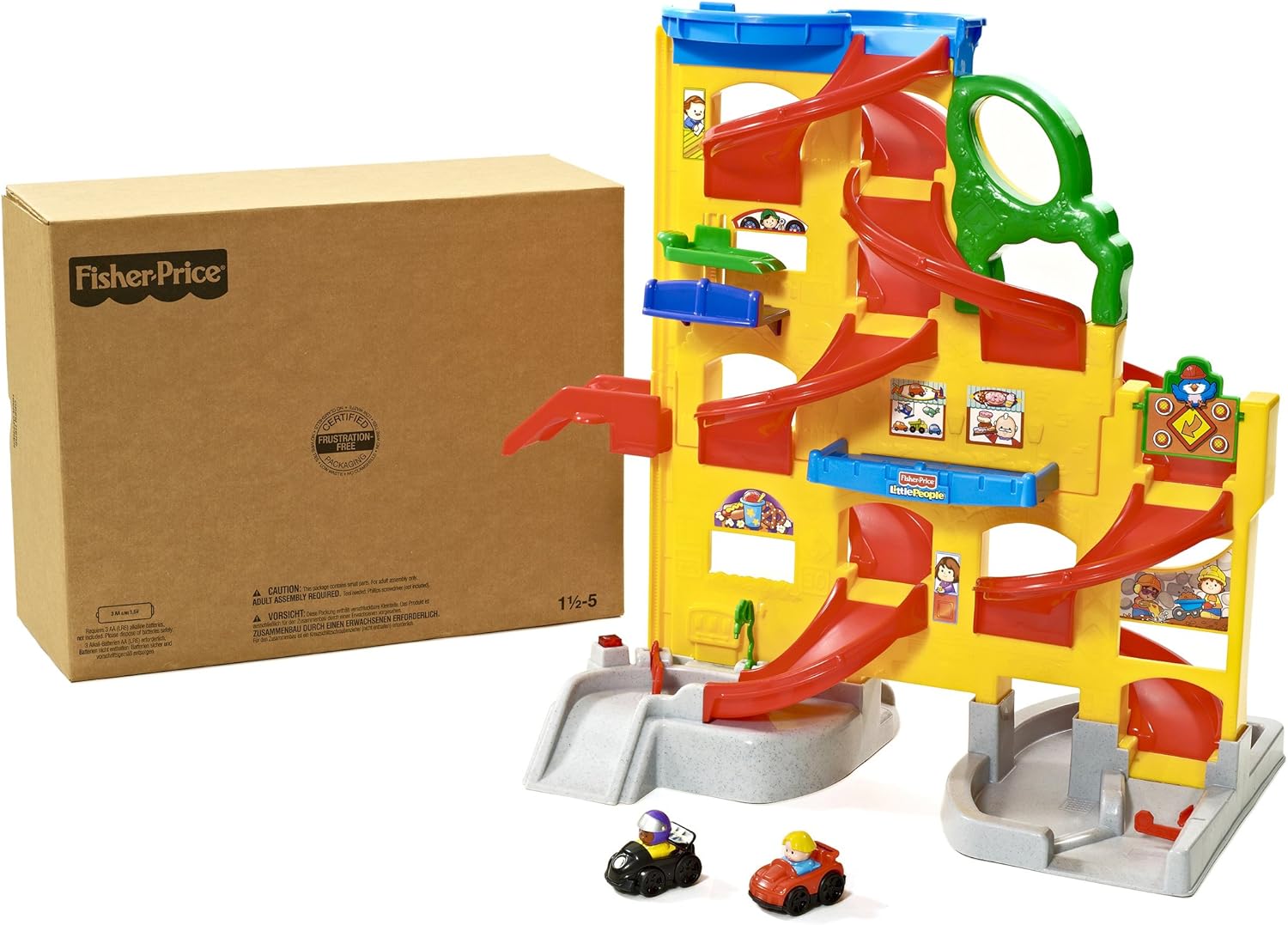 Fisher-Price Little People Wheelies Stand 'n Play Rampway (Frustration-Free Packaging)