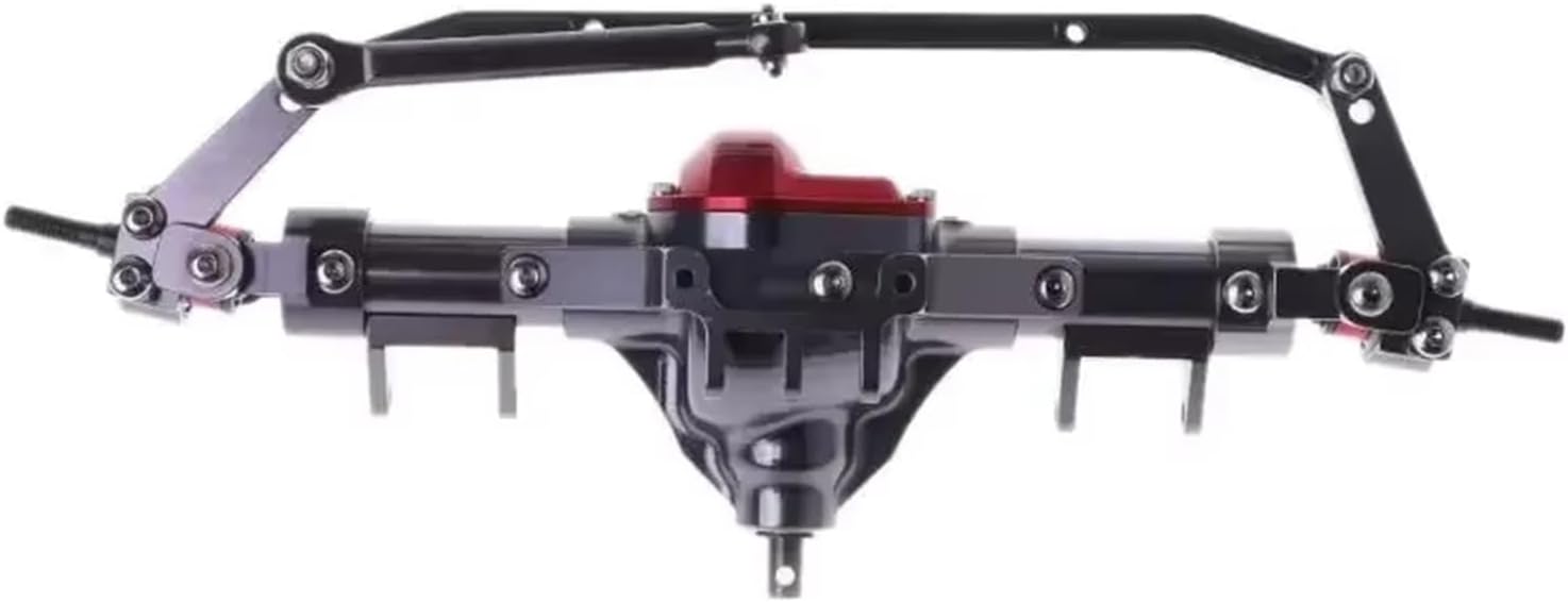 RC Car Upgrade Parts Compatible with Axial for SCX10 1:10 RC for Rock Crawler Car RC Car CNC Metal Front Rear Axle Upgrade Parts(Front and Rear)