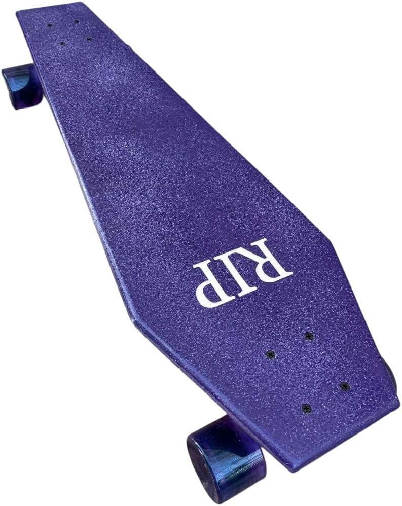 Coffin Death Tarot Purple Skateboard | Longboard | 30x9 | Coffin Croozer