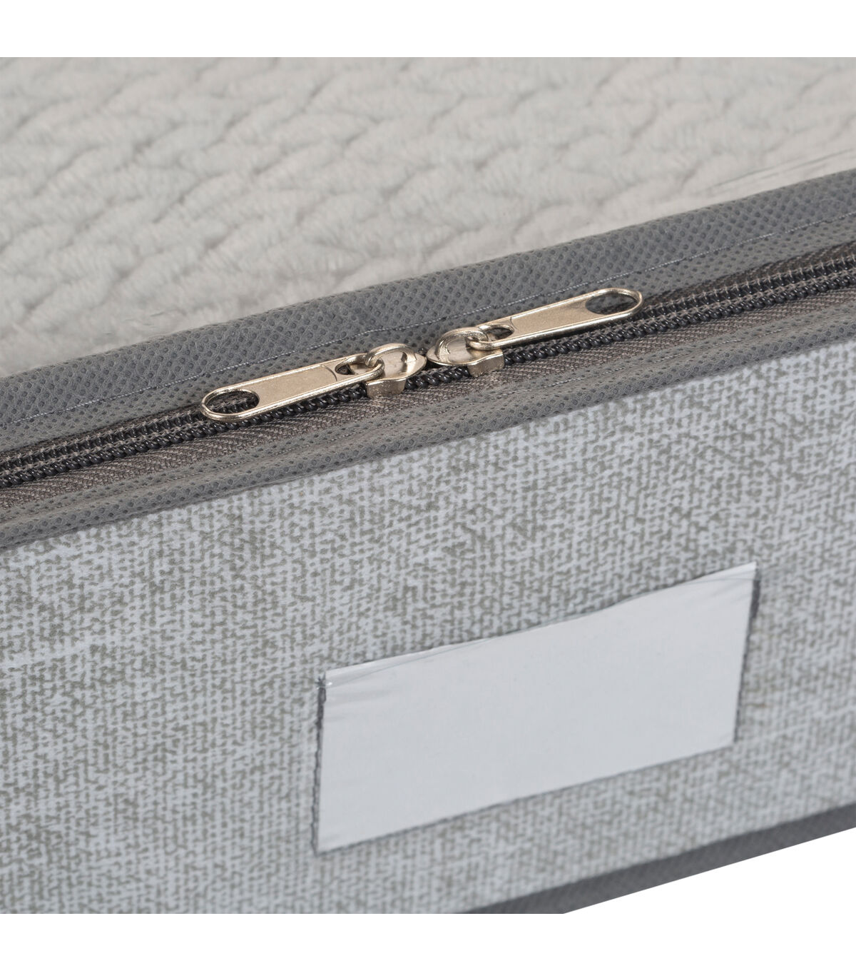 Simplify 40 Heather Gray Under the Bed Storage Bag