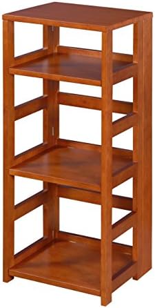 Niche Flip Flop Square Folding Bookcase, 67-inch, Cherry
