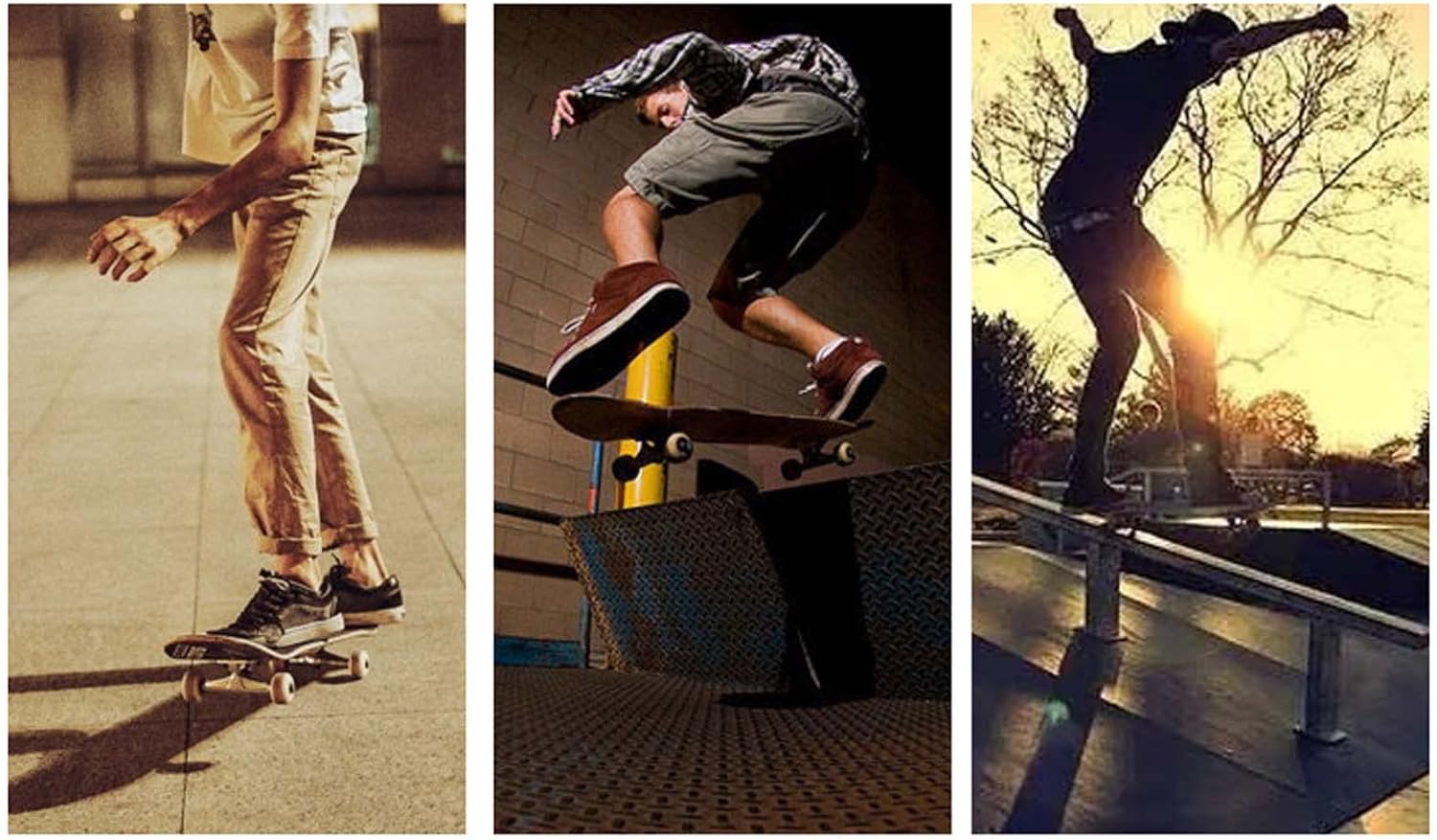 7 Layers Maple Wooden 31''Complete Skateboards, Double Kick Concave Deck Skating Skateboard for Adults Beginners Kids Boys Girls Teenager As Gift