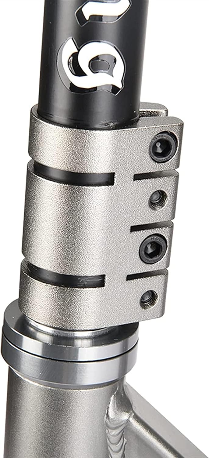 Adult Street Car Two-Wheel Professional Extreme Scooter Competitive Stunt Car Combination Scooter (Color : Red) (Light Grey)