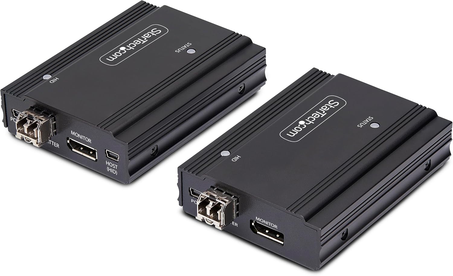 StarTech.com DisplayPort KVM Extender Over Fiber Optic, 4K 60Hz, Console Extender Kit, Up to 984ft/300m, TAA (Multi-Mode)